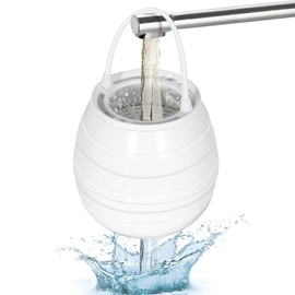 AMUSIGHT Bath Filter for Tub, 10 Stages Bathtub Water Filter, 5,000 Gallons of Filteration, Bath Filter Removes Chlorine&Heavy Metal, Improve Skin and Hair Condition, BPA Free