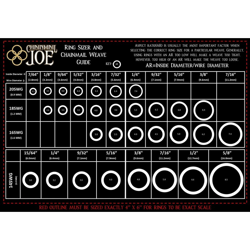 1 Pound Bright Aluminum Chainmail Jump Rings 14G 1/4" ID