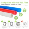 ORIANSE 10 Pack 1/2 Inch Press x 1/2" PEX Adapter