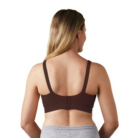 BRAVADO! DESIGNS Women's womens142576womensBody Silk Seamless Maternity Opaque Nursing Bra-Brown-S, Cocoa, S