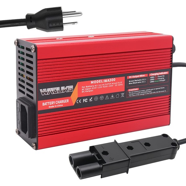 WAOUKS 48 Volt 5 AMP Battery Charger for Yamaha Golf