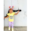 Unique Baby Conjunto de leggings de conejo de Pascua para