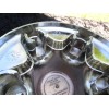 FEATHERLITE 5 lug 4.5" Bolt Circle Trailer Chrome Center Hub