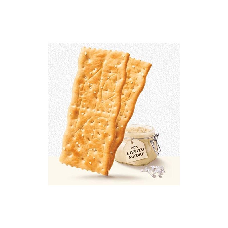 Cracker Salati Senza Granelli di Sale *20 Porzioni* - MULINO