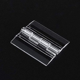 10pcs Clear Acrylic Plexiglass Lucite Hinge (65x41MM)