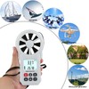 Digital Anemometer, Handheld Wind Speed Meter with Temperature/Humidity Sensor, USB
