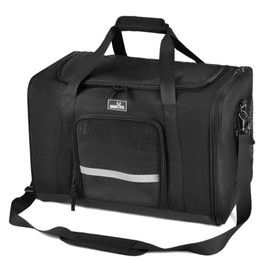 Wakytu Dog Carriers for Small Dogs, Cat Carrier Travel, Expandable, Collapsible, 900D High Density Oxford Cloth, Wear-Resisting, Anti Tearing, Reflective Tape,Safety Lock Zipper