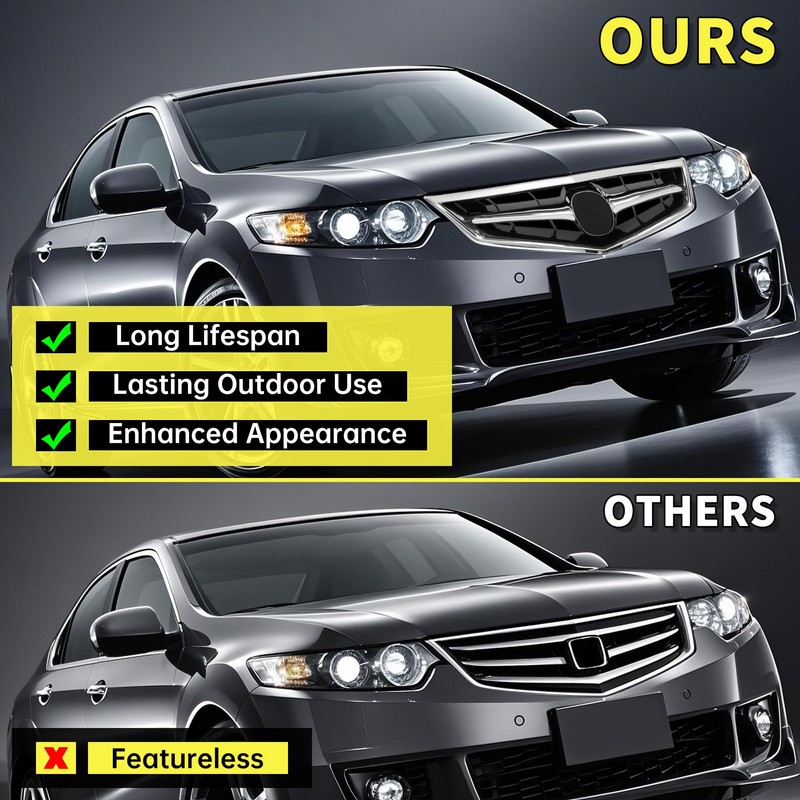 JMTAAT Front Grille Compatible with 2006 2007 2008 Honda Acura