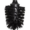 emco Original Ersatzbürstenkopf für WC-Bürstengarnitur, schraubbarer Bürstenkopf aus Kunststoff für emco Toilettenbürsten, geeignet für emco Accessoire-Serien, schwarz