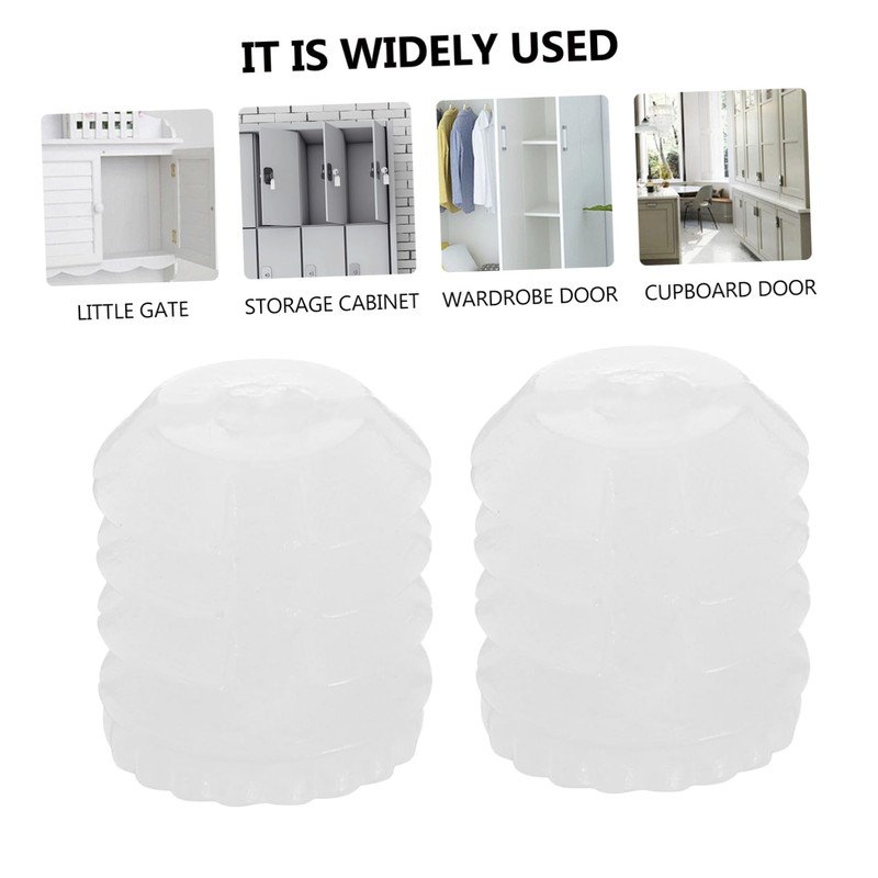 VILLFUL 150pcs Plastic Dowel Inserts for Cabinet Hinge Repair Threaded