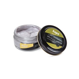 Kaps Shoe Care Cream, Intensive Leather Care and Nourishing, Delicate (403 - brilliant silver)