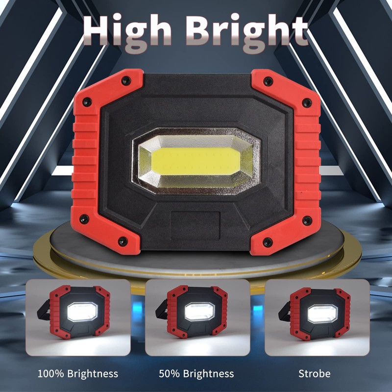 OTYTY Work Light Rechargeable, LED Work Light Portable Flood Lights