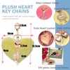 JK Home DIY Photo Locket Heart Keychains With Storage Box,