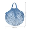 sourcing map Cotton Mesh Bag, 15x13.8 Reusable Washable Mesh Net