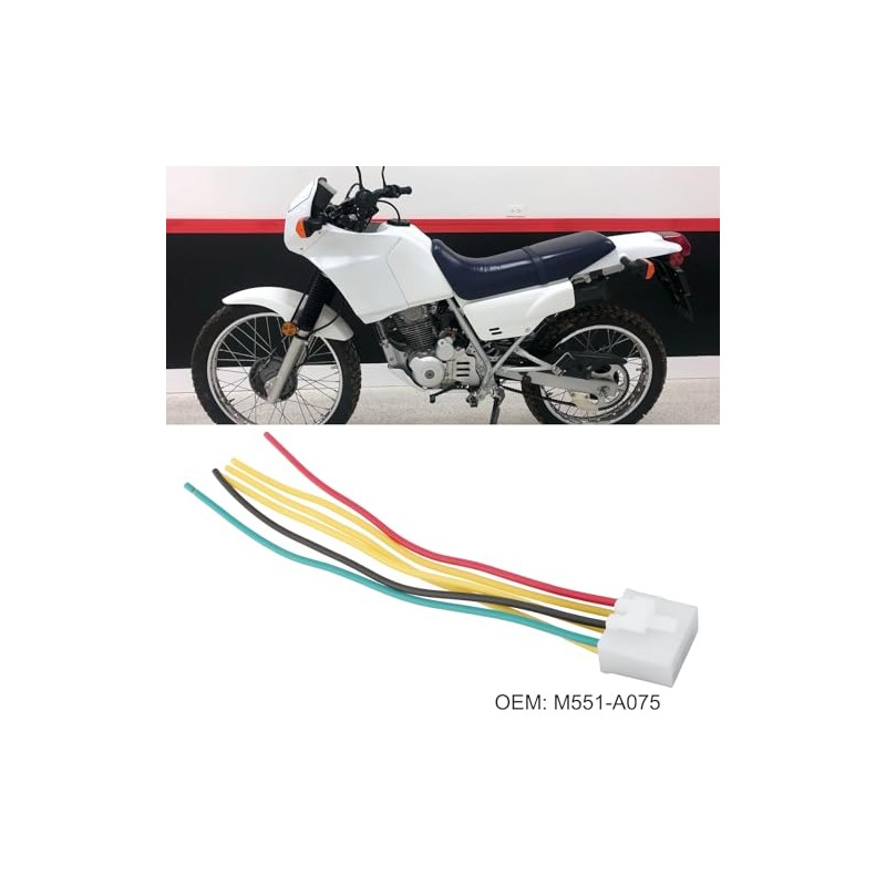 2 x 6 Pin Motorcycle Regulator Connector M551 - A075