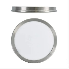 Energetic Lighting NEW Energetic 14” Slim LED Flush Mount Light Fixture Brushed Nickel Free Ship
