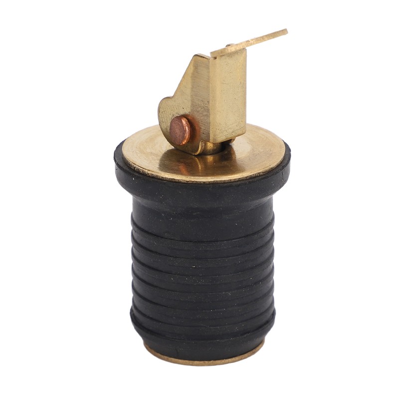 Boat Live Well Plug Brass Livewell Bait Well Drain Plug