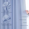 Fanqisi Dusty Blue Ceiling Drapes 6 Panels 5ftx15ft Wedding Arch