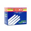 Baco | Caja de Gises Blancos Moldeados de 85 mm,