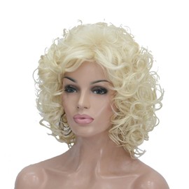 Lydell Short Length Afro Curl Full Synthetic Wig Women Wigs