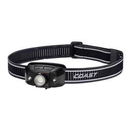 Coast FLX40R 800 Lumen Built-in Rechargeable Battery LED Headlamp with Twist Focus Lens Ultra Strap