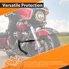 TAOUS71 1.25" Highway Sharp Engine Guard Crash Bar For Harley