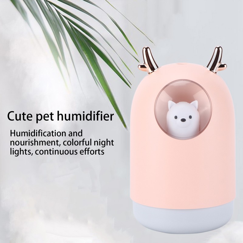 Humidifier USB Mini Home Bedroom Mute Small Desktop Cute Pet