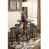 baibu Set of 2 Stool Covers Round, Super Soft Round