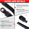 Replacement For SCION XB 2004-2006, Rear Windshield Wiper Back Arm