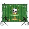 DIZHI DIZHI Soccer Birthday Backdrop Banner Sports Themed Party Decorations