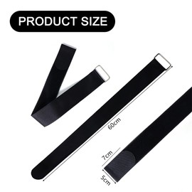 HSAJS Pack of 6 Bicycle Pedal Straps Anti-Slip Pedal Straps Bicycle Pedal Straps Bicycle Pedal Toe Clip Straps for Exercise Bike and Indoor Bicycle Pedals