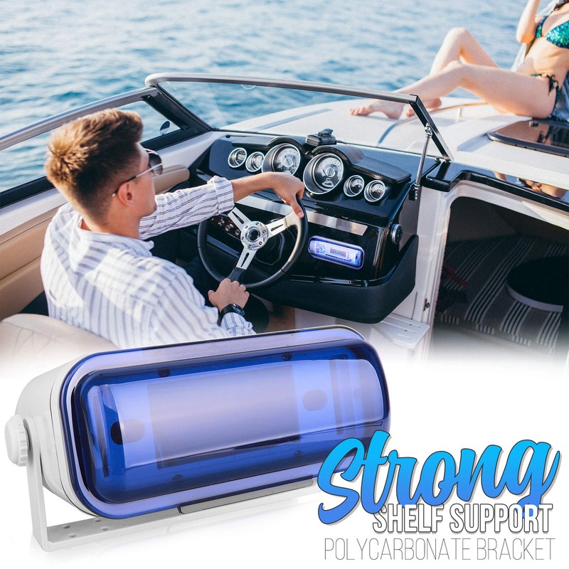 Pyle Durable Universal Marine Stereo Cover - Water Resistant Boat