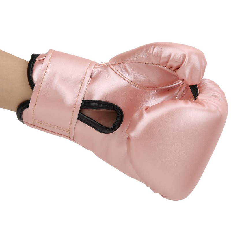 Breathable PU Leather Boxing Gloves Kid Sanda Sparring Sandbag Mitts