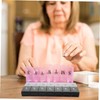 1Pc Compartments Weekly Pill Organizer Portable Case for Vitamins Medicines