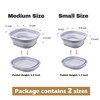 Daimix Collapsible Wash Basin Set of 2, Foldable Small Medium