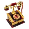 Dial Telephone Shaped Music Box Exquisite Retro Music Jewelry Box
