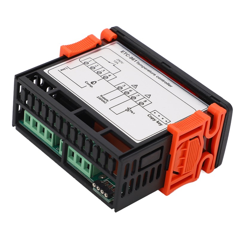 Freezer Temperature Controller Digital External Fahrenheit Celsius Switchable Refrigeration Defrosting