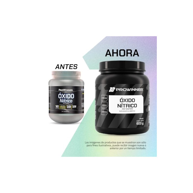 PROWINNER | Óxido Nítrico (No Master), Suplemento Alimenticio, con L-Arginina