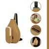 Neoprene Padded Pickleball Paddle Sling Bag with Ball Holder Pouch,