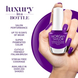 Morgan Taylor Let's Roll Summer Collection - Professional Lacquer, Vibrant, Chip-Resistant, Fast-Drying, Long-Lasting, High-Shine, Perfect for Manicures & Pedicure (This Is How I Roll, 15mL)