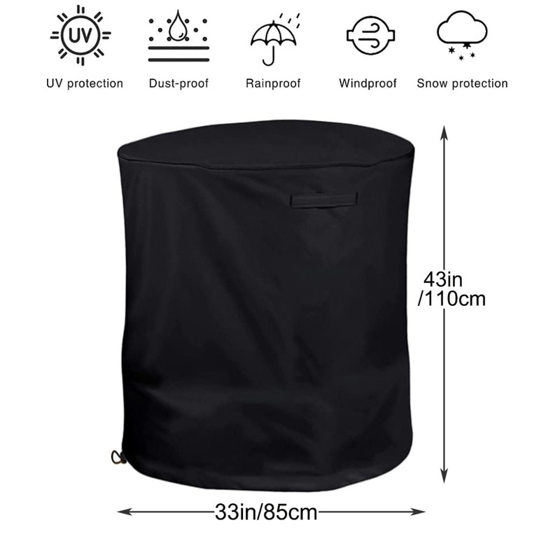 BOSKING Universal Wood Chipper Shredder Mulcher Cover Waterproof Dustproof Electric