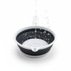 Handy Housewares 8" Round Space Saving Collapsible Silicone Kitchen Colander
