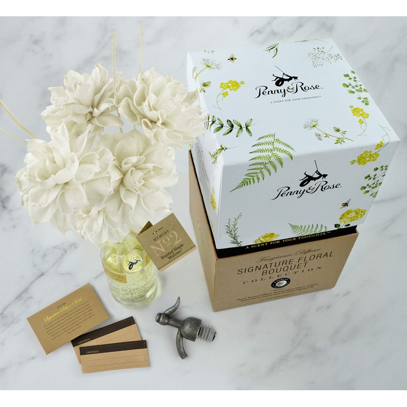 Penny & Rose Dahlia Diffuser | Roasted Maple 'Mallows Oil