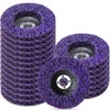 Landhoow 20 Pcs Strip Discs Rust Remover Wheel 4" x