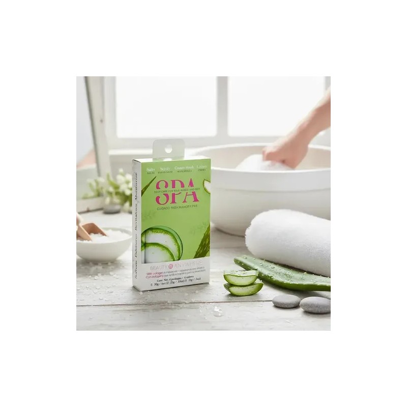 Kit Spa Sales Y Crema Hidratante Mani Y Pedi ,