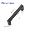 Ravinte 50 Pack Solid 3 Inch Kitchen Square Cabinet Handles