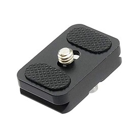 Fotasy 25mm Arca Swiss Plate, 25mm QR Plate, Quick Release Plate, Small Arca Plate, Tiny Quick Release Plate fits Arca-Swiss Universal Standard Clamp for Mirrorless Camera Compact DC Tripod Ballhead