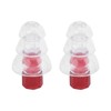 22x67mm Musician Ear Plug Red Noise Reduction Waterproof with Silica