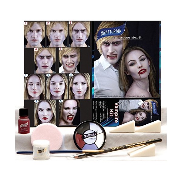 Graftobian Vampire Character Makeup Kit - Vampire Makeup Set for