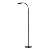 Bostitch Office Gooseneck LED Floor Lamp, Flexible Silicone Design, 72"